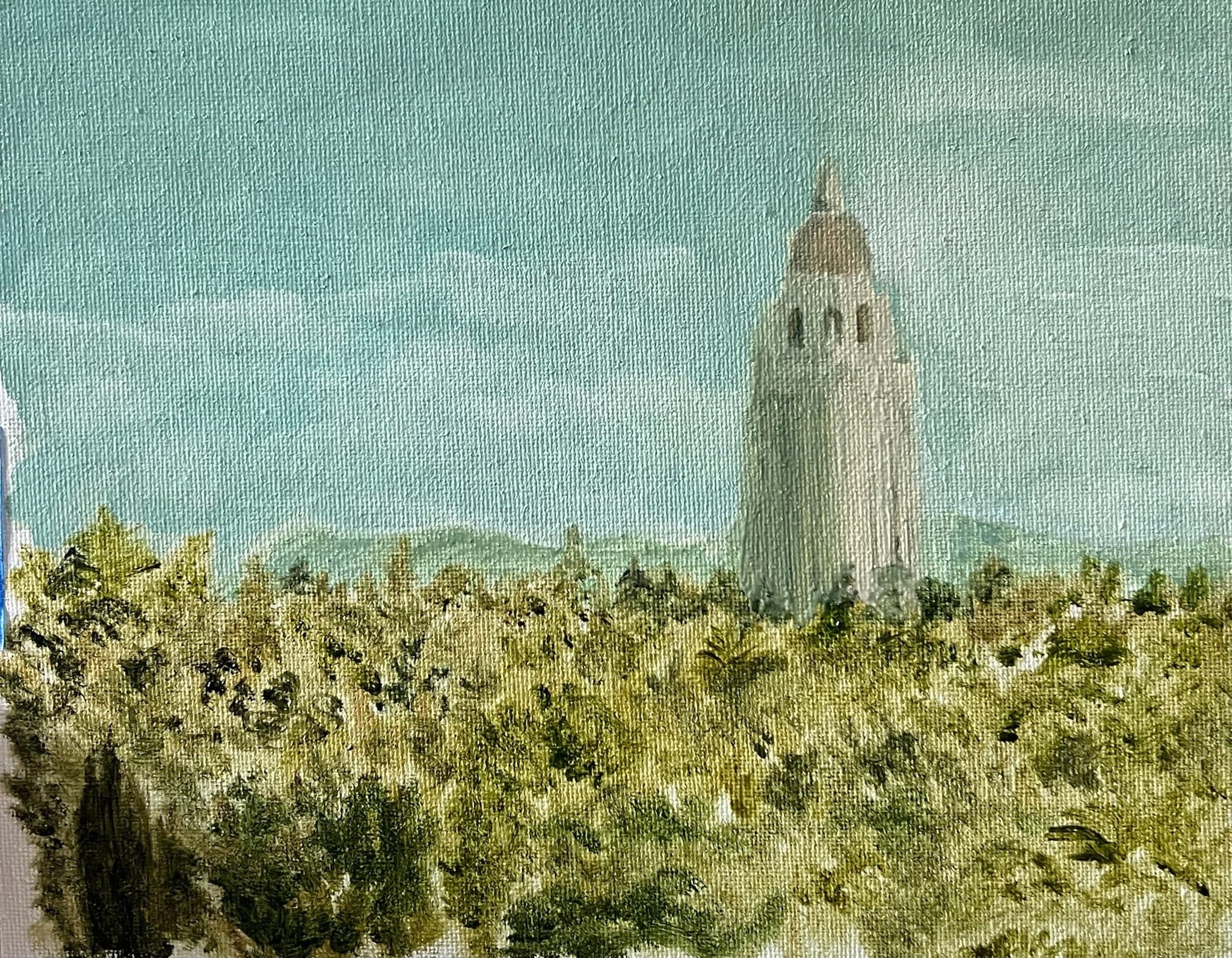 I'm Painting at McMurtry